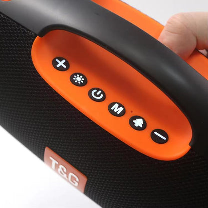 T&G TG437 20W Portable TWS Subwoofer Bluetooth Speaker(Black)