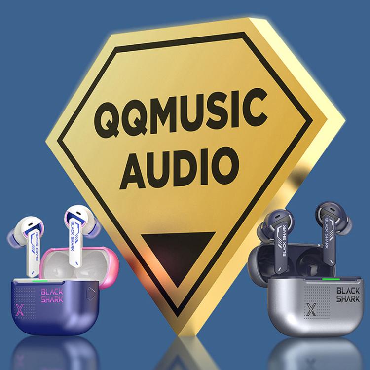 Xiaomi BlackShark JoyBuds Plus Esports Version BT5.4 ENC Noise Reduction Wireless Earphone(Silver)