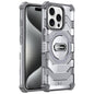 For iPhone 15 Pro Max wlons Explorer Series PC Hybrid TPU MagSafe Magnetic Case(Grey)