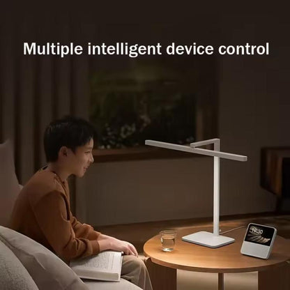 Original Xiaomi Mijia Desk Lamp 2 LED 60cm Long Lamp Holder HyperOS Connect, US Plug(White)