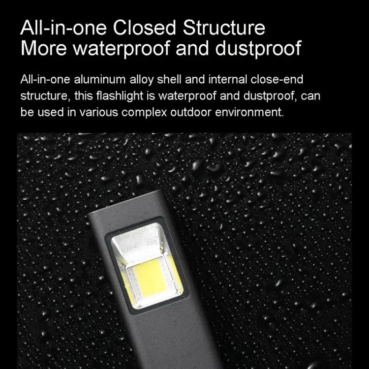 Lampe de poche multifonctionnelle Xiaomi Youpin DUKA FL1 avec 7 modes d'éclairage (Gris foncé)