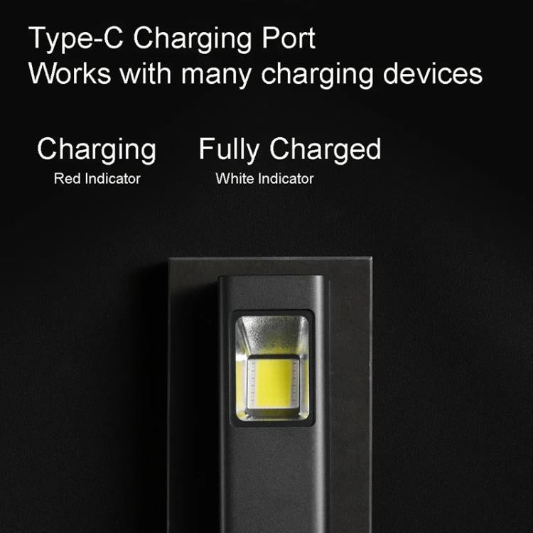 Lampe de poche multifonctionnelle Xiaomi Youpin DUKA FL1 avec 7 modes d'éclairage (Gris foncé)