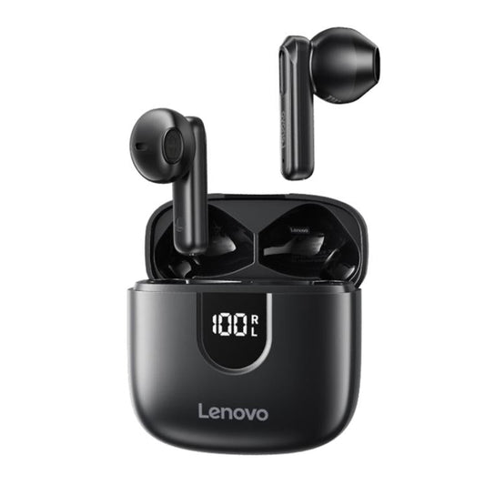 Écouteurs Bluetooth sans fil semi-intra-auriculaires Lenovo EA120 Simple True (Noir)