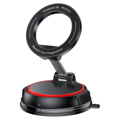 Yesido C219 Suction Cup Car MagSafe Magnetic Mobile Phone Holder(Black)