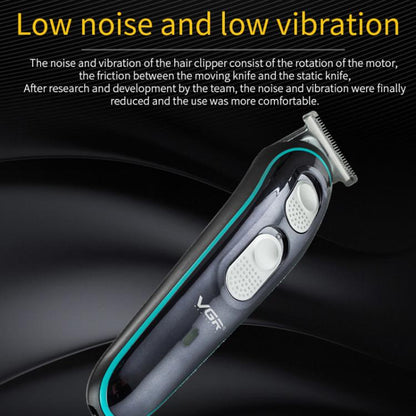 VGR V-055 10W USB Electric Household Hair Clipper(Black)