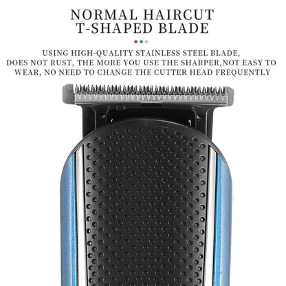 VGR V-172 10W Multifunctional USB Electric Hair Clipper(Blue)