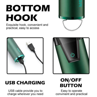 VGR V-677 LED Digital Display Electric Hair Clipper & Trimmer Set(Green)