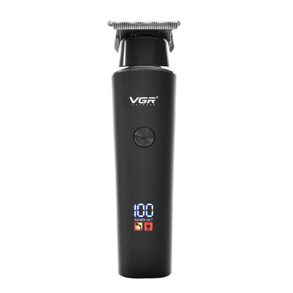 VGR V-937 LED Digital Display Salon USB Electric Hair Clipper(Black)