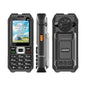 UNIWA M6000 Big Speaker Keypad Phone, 2.4 inch, Dual Flashlights, 21 Keys, SOS, FM, 4 SIM, GSM, Plug:EU Plug(Black)