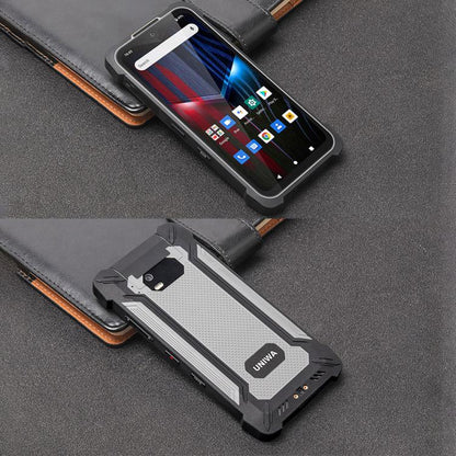 UNIWA P551 Handheld PDA Rugged Phone, 4GB+64GB, 5.5 inch Android 11 Mediatek MT6765 Helio P35 Octa Core, Network: 4G, Plug:EU Plug(Orange)