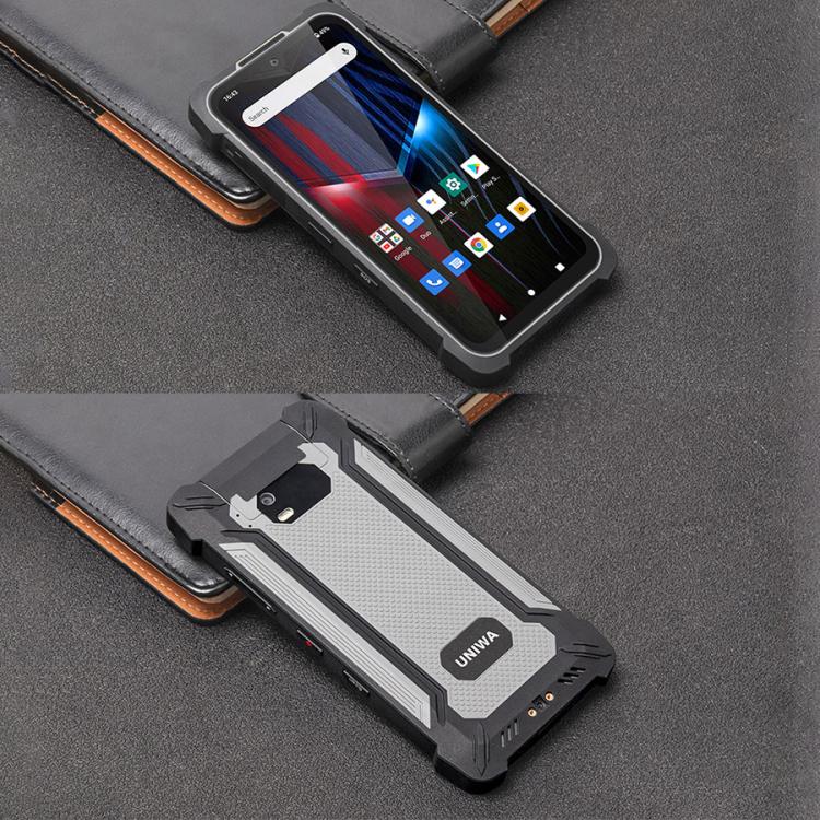 UNIWA P551 Handheld PDA Rugged Phone, 4GB+64GB, 5.5 inch Android 11 Mediatek MT6765 Helio P35 Octa Core, Network: 4G, Plug:UK Plug(Grey)