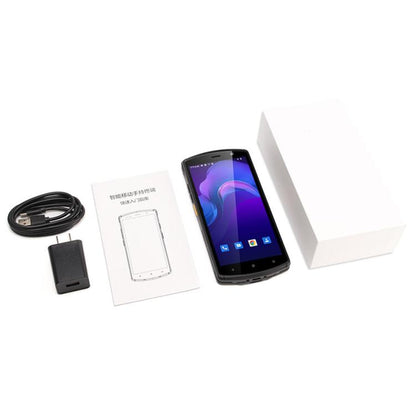 UNIWA V7S PDA Barcode Scanner Rugged Phone, 4GB+64GB, 5.7 inch Android 12 Mediatek MT6762 Octa Core, NFC, Network: 4G, Plug:EU Plug(Black)