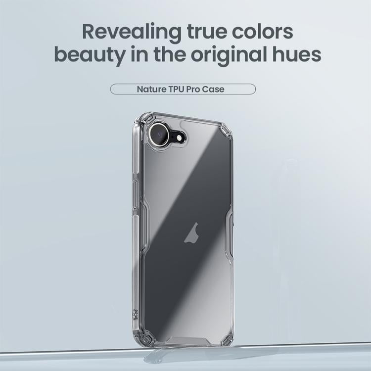 For iPhone 16e NILLKIN Ultra Clear PC + TPU Phone Case(Transparent)