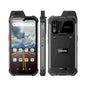 UNIWA W999 Rugged Phone, 8GB+128GB, 6.3 inch Android 13 Mediatek MT6789 Helio G99 Octa Core, NFC, Network: 4G, Plug:EU Plug(Black)
