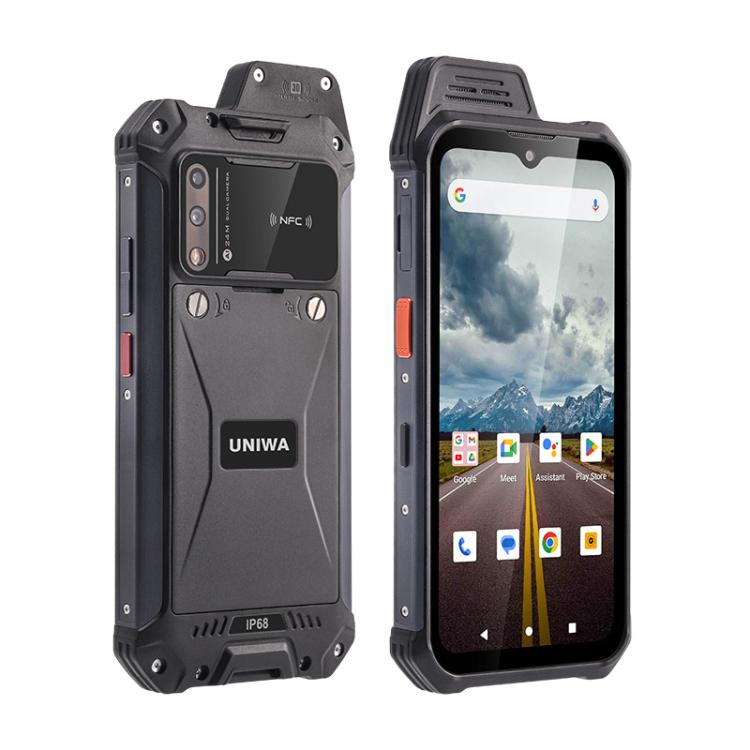 Téléphone robuste UNIWA W999, 8 Go + 128 Go, Android 13 Mediatek MT6789 Helio G99 Octa Core de 6,3 pouces, NFC, Réseau : 4G, Prise : prise US (noir)