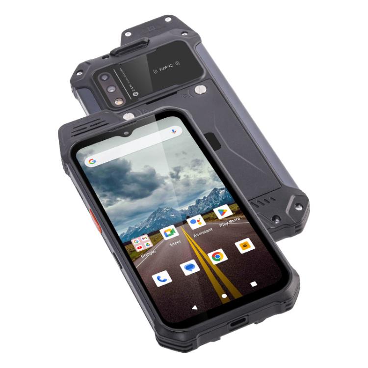UNIWA W999 Rugged Phone, 8GB+128GB, 6.3 inch Android 13 Mediatek MT6789 Helio G99 Octa Core, NFC, Network: 4G, Plug:AU Plug(Black)