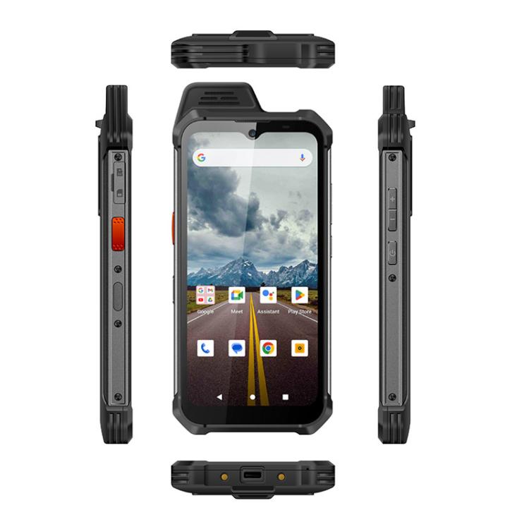 UNIWA W999 Rugged Phone, 8GB+128GB, 6.3 inch Android 13 Mediatek MT6789 Helio G99 Octa Core, NFC, Network: 4G, Plug:UK Plug(Black Orange)