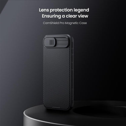 For iPhone 16e NILLKIN CamShield Pro Magnetic PC Phone Case(Black)