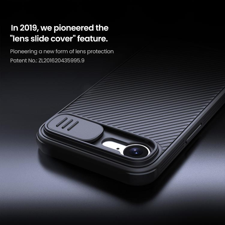 For iPhone 16e NILLKIN CamShield Pro Magnetic PC Phone Case(Black)