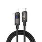 REMAX C01-CL 30W Type-C to 8 Pin Nylon Braided Data Cable, Length: 1.2m(Black)