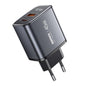 REMAX U2-AC 45W USB and Type-C GaN Digital Display Fast Charger, Specification:EU Plug