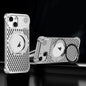 For iPhone 14 R-JUST RJ-64 Aromatherapy Heat Dissipation MagSafe Phone Case with Stand(Silver)