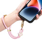 DUX DUCIS Série Garden Cordon court ajustable pour téléphone portable motif Bégonia (rose clair)