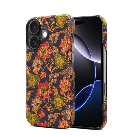 Pour étui de téléphone PC MagSafe série Denior A16 Flower Language pour iPhone 16 (fleur classique)