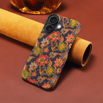 For iPhone 16 Denior A16 Flower Language Series MagSafe PC Phone Case(Classical Flower)