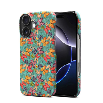 For iPhone 16 Plus Denior A16 Flower Language Series MagSafe PC Phone Case(Butterflies)