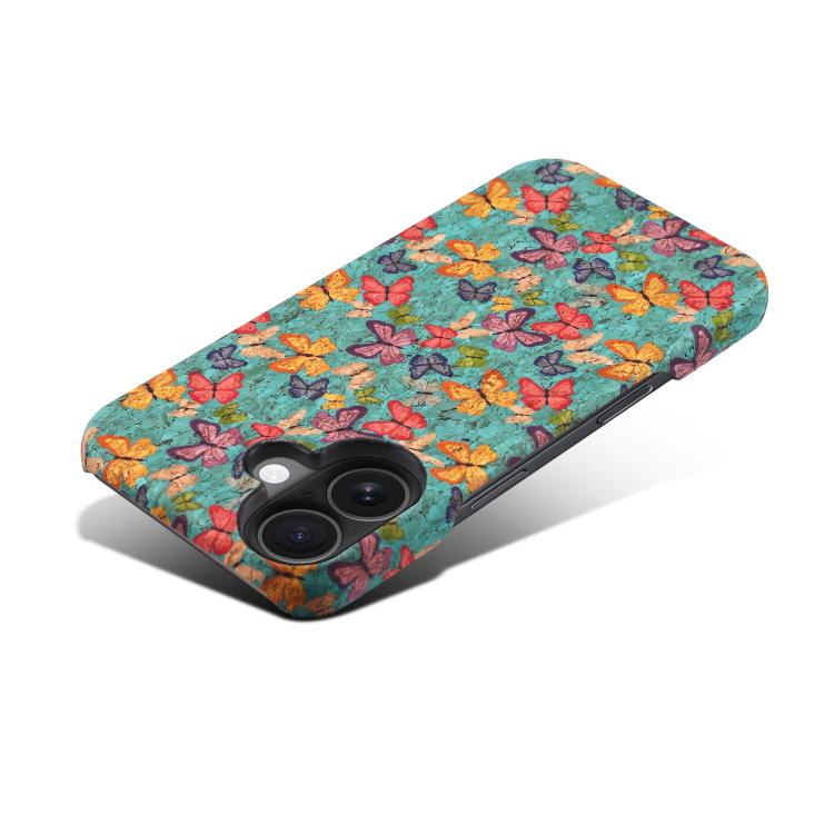 For iPhone 16 Plus Denior A16 Flower Language Series MagSafe PC Phone Case(Butterflies)