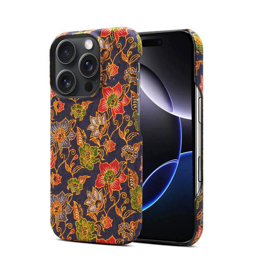 For iPhone 16 Pro Denior A16 Flower Language Series MagSafe PC Phone Case(Classical Flower)