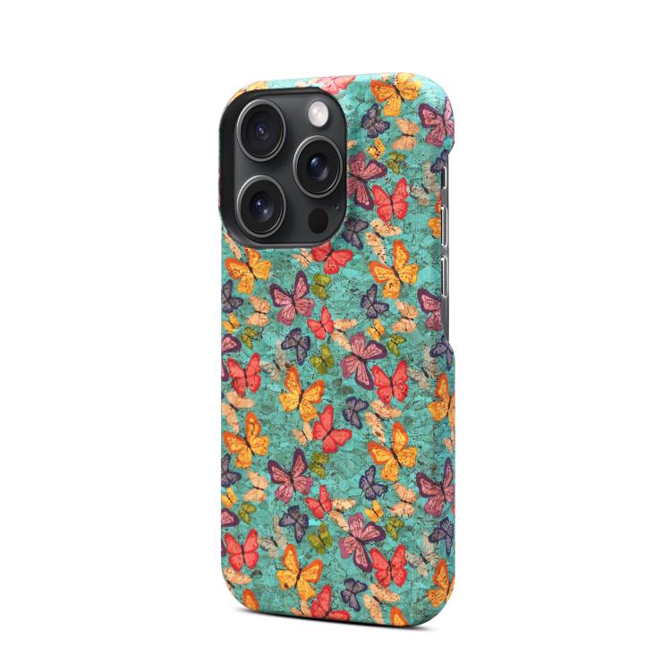For iPhone 16 Pro Denior A16 Flower Language Series MagSafe PC Phone Case(Butterflies)