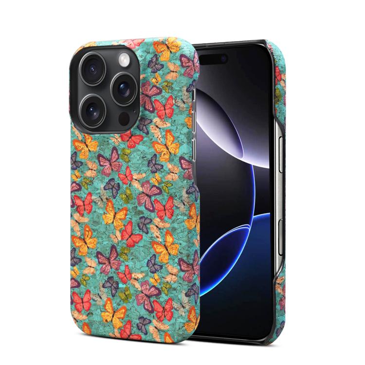 Pour iPhone 16 Pro Max Denior A16 Étui de téléphone PC MagSafe série Flower Language (Papillons)