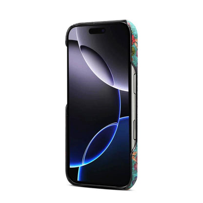 Pour iPhone 16 Pro Max Denior A16 Étui de téléphone PC MagSafe série Flower Language (Papillons)