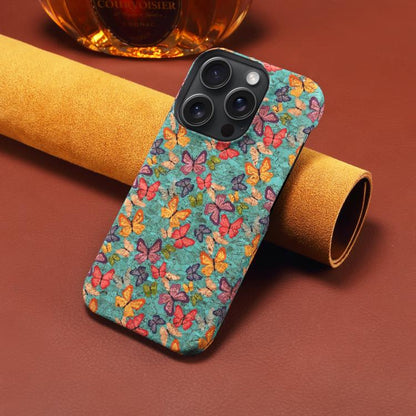 Pour iPhone 16 Pro Max Denior A16 Étui de téléphone PC MagSafe série Flower Language (Papillons)