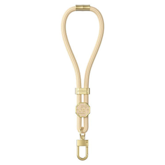 DUX DUCIS Série Jardin Cordon court ajustable pour téléphone à motif Swastika (Jaune Glaçage)