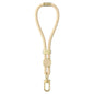 DUX DUCIS Garden Series Swastika Pattern Adjustable Short Phone Lanyard(Glaze Yellow)