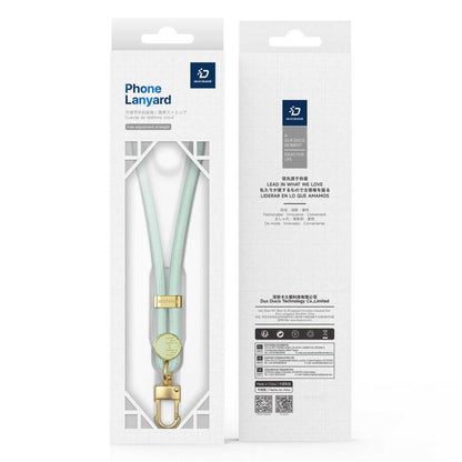 DUX DUCIS Garden Series Tile Pattern Adjustable Short Phone Lanyard(Light Green)