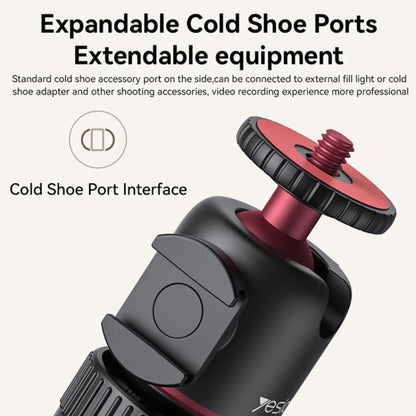 Yesido SF26 Ball Head Telescopic Tripod(Black)