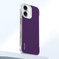 For iPhone 16 SULADA Skin Feel Liquid Leather Shockproof Phone Case(Purple)