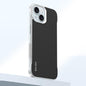 For iPhone 15 SULADA Skin Feel Liquid Leather Shockproof Phone Case(Black)