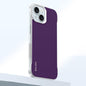 For iPhone 15 SULADA Skin Feel Liquid Leather Shockproof Phone Case(Purple)