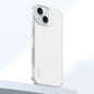 For iPhone 15 SULADA Skin Feel Liquid Leather Shockproof Phone Case(White)