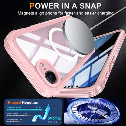 For iPhone 17e / 16e RedPepper Tempered Glass MagSafe Phone Case(Pink)