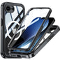 For iPhone 17e / 16e RedPepper Tempered Glass MagSafe Phone Case(Black)