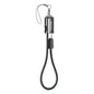 Yesido CA178 Portable Strip PD27W Type-C to 8 Pin Zinc Alloy Data Cable, Length: 20cm(Black)