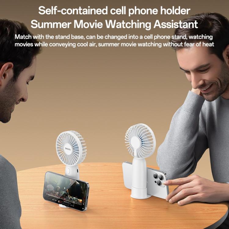 Yesido YF15 Brushless 3-speed Handheld Fan(White)