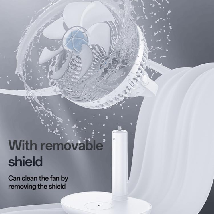 Yesido YF16 Desktop Brushless Fan with Wireless Charger(White)