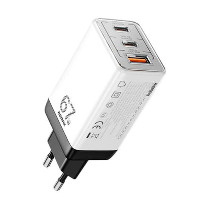 REMAX  RP-U159PRO Figen Series 67W Dual Type-C USB GaN Laptop Charger, Plug:EU Plug(White)